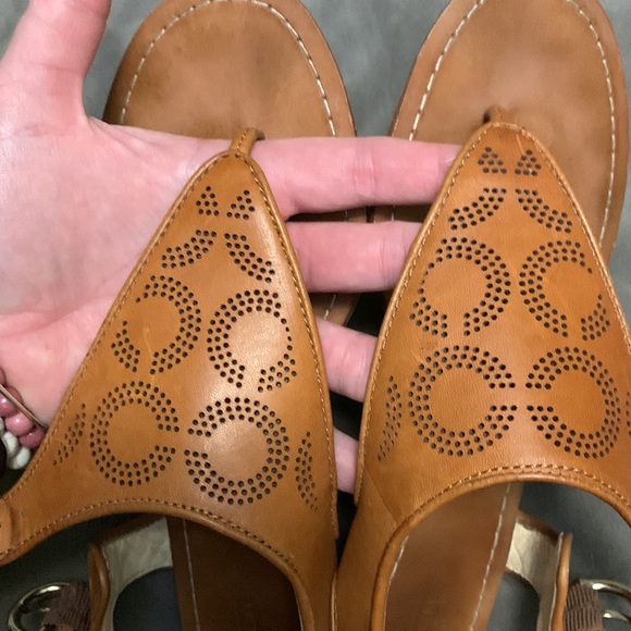 Leather Coach Thong Sandal - Picture 6 of 6